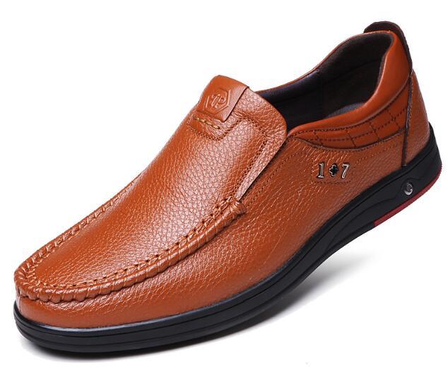 Man Genuine Leather casual Shoes