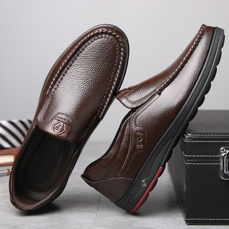 Man Genuine Leather casual Shoes