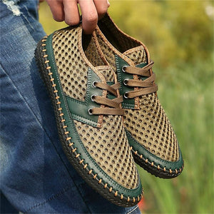 Evan Fashion Breathable Mesh Casual Leisure Flats - SpringLime
