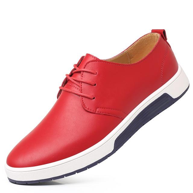 Vermilion Casual Leather Flats - SpringLime