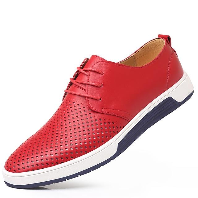 Vermilion Casual Leather Flats - SpringLime