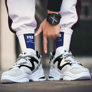 Men's Vintage Light Breathable Dad Sneakers *BIG SIZES* - SpringLime