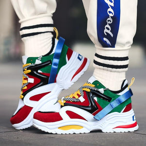 Men's Vintage Light Breathable Dad Sneakers *BIG SIZES* - SpringLime