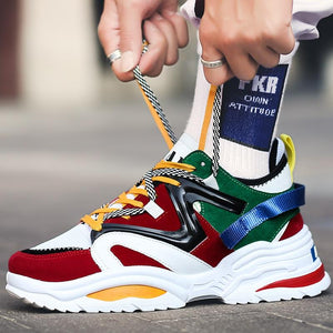 Men's Vintage Light Breathable Dad Sneakers *BIG SIZES* - SpringLime