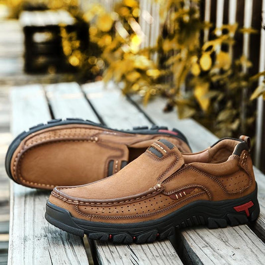 2019| Outdoor Men Cow Leather Casual Shoes - SpringLime