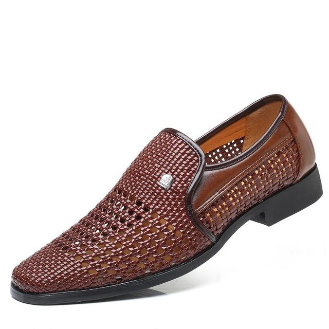 New Summer Men's Genuine Leather Shoes