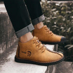Lucas Split leather Loafers - SpringLime